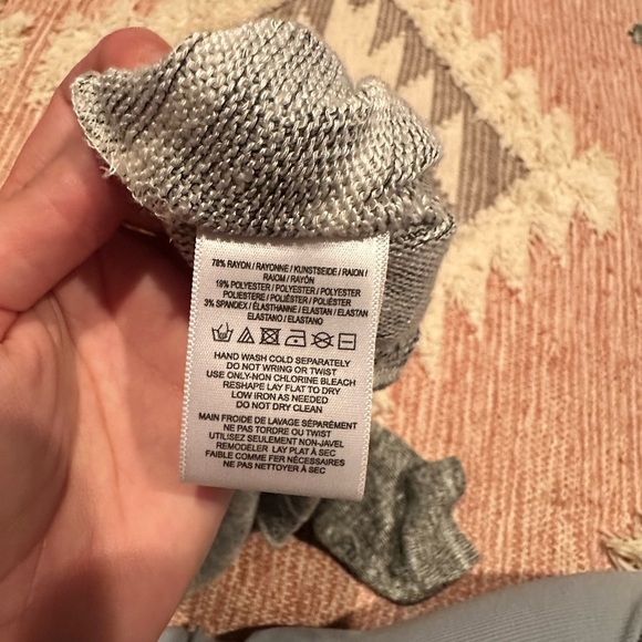 Free People high-low stretchy knit. - Picture 8 of 8